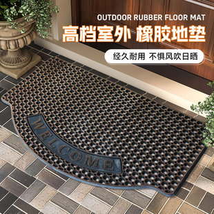 入户蹭泥沙土地垫别墅豪宅室外垫子橡胶镂空防滑耐磨门口外脚垫子