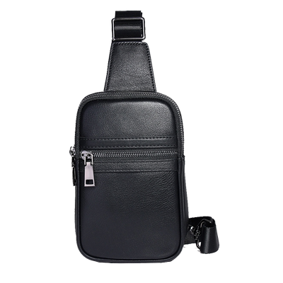 雅特仕真皮迷你小胸包