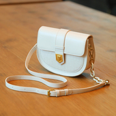 MUEKA 茉妮卡 小包女2026新款 潮时尚 单肩斜挎包复古春夏马鞍包