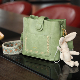 【MUEKA/茉妮卡】品牌水桶包女百搭斜挎包2026新款时尚百搭单肩包