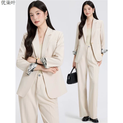 轻职场高级感西装外套女春秋2025新款小个子面试正装套装职业西服