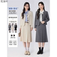 学院风短款 正装 小个子大学生面试穿搭职业装 裙套装 西服外套 女西装