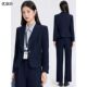 小个子短款 深蓝色西装 气质职业大学生面试正装 女春季 西服外套 套装