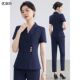 新款 女职业工作服夏季 酒店经理前台工装 面试正装 短袖 西服套装 西装