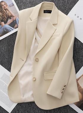 休闲西装外套女春秋2024新款韩版小个子设计感小众西服上衣高级感
