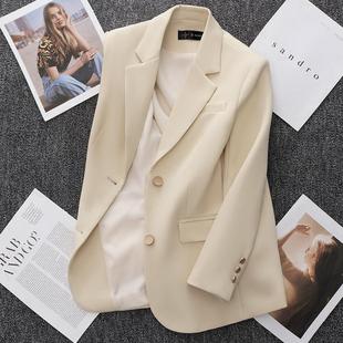 休闲西装外套女春秋2024新款韩版小个子设计感小众西服上衣高级感