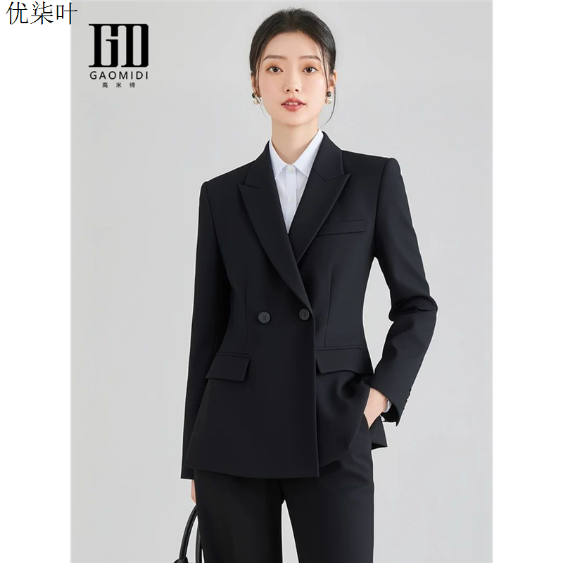 职业西装套装女2025新款小个子大学生教资面试穿搭正装西服高级感