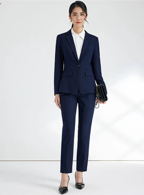 高端西装套装女高级感职业气质工作服通勤西服大学生公考面试正装