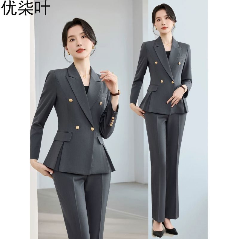 高级感西装套装女秋职业气质国考面试穿搭正装上班通勤经理工作服