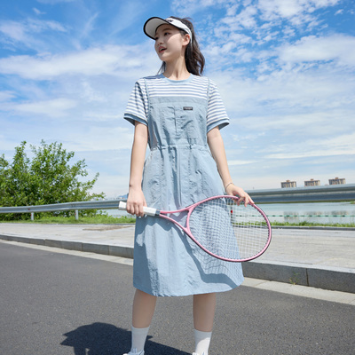 少女连衣裙中学生吊带裙大童夏装