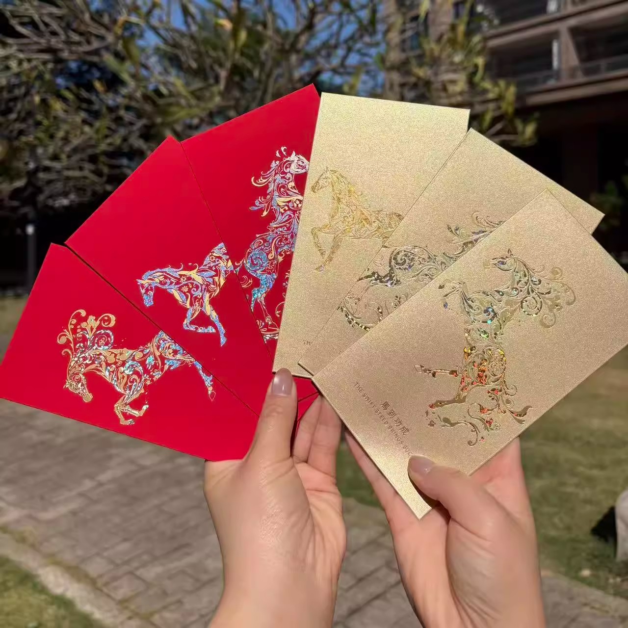 2026款马年新款烫金红包生肖马利是封新年压岁红包春节祝福语红包