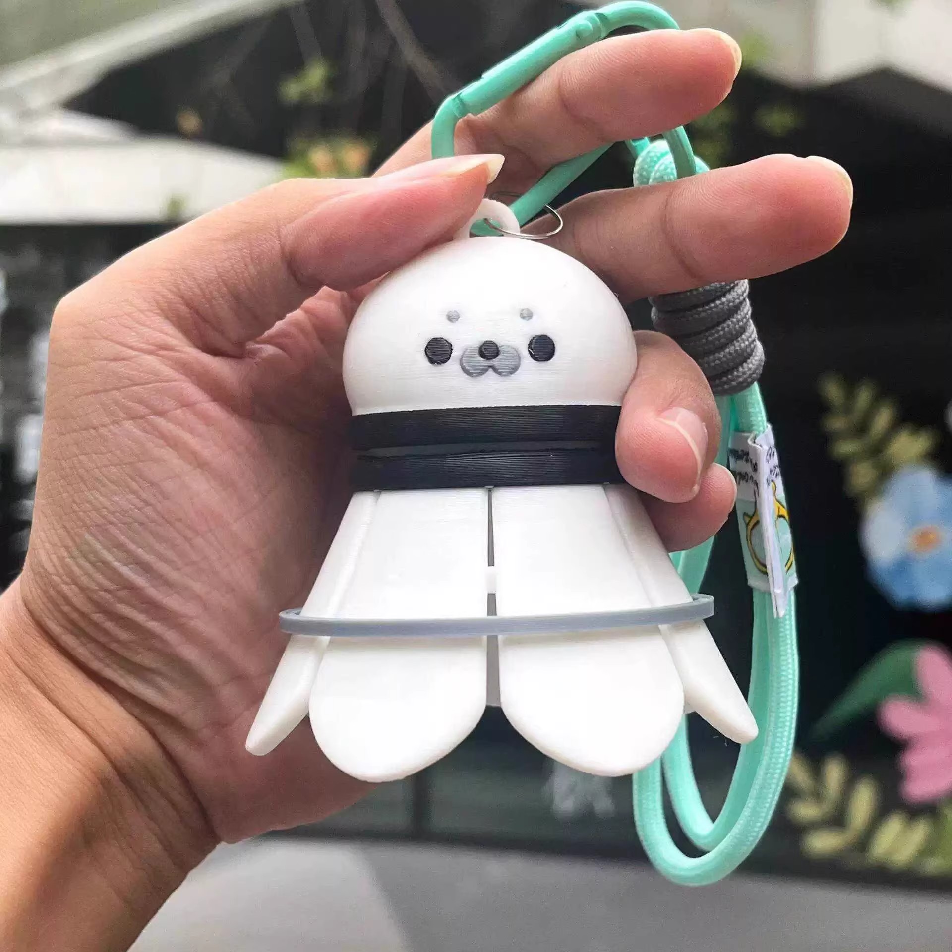 创意海豹羽毛球挂件3d打印包包挂件高颜值包包挂件钥匙扣创意装饰