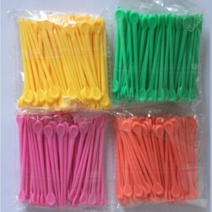 美发烫发发针无痕发针别针发廊防皮筋压痕短发烫发塑料挑针签针片