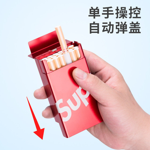 Boyfriend originality gift practical Metal Cigarette case supreme Chaopai Box Cigarette case man Supplies fashionin the Festive supplies/Gift , Gift ideas , Fashion ashtray  category - from Buy2taobao.com to provide professional Taobao agent buy service