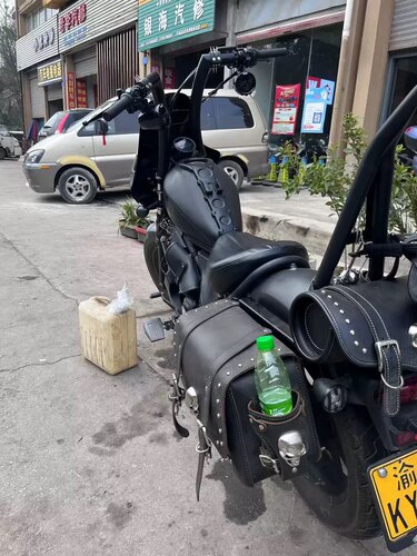 适用本田叛逆者cm300/500 cm1100改装1.5英寸加粗尖弓靠背后尖弓