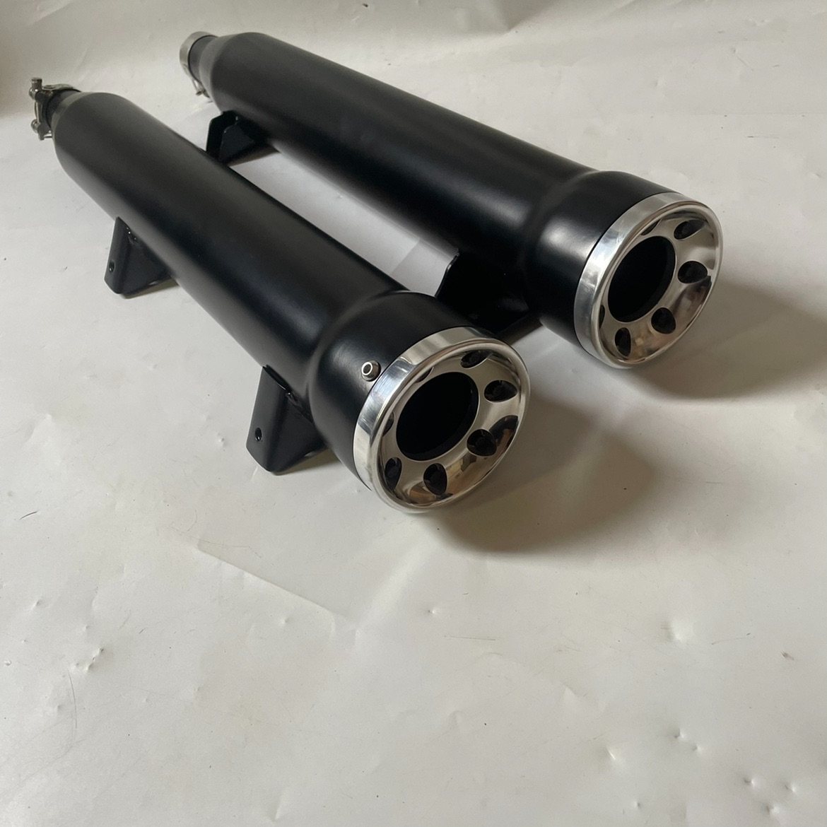 适用于印第安侦察兵bobber改装低音眼镜蛇排气尾段消音排气管后段