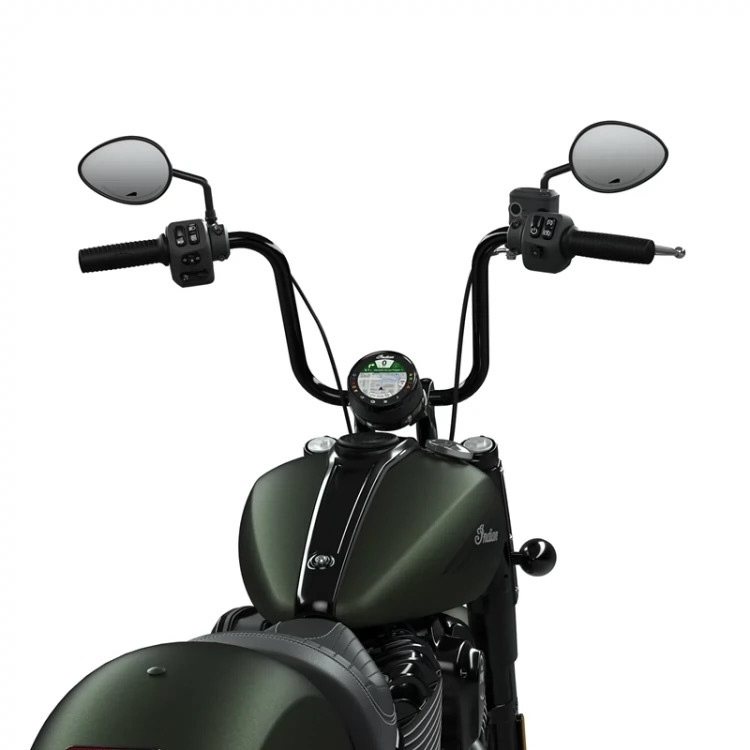 适用于印第安超级酋长改装1.5英寸猿猴把酋长黑马bobber加高车把