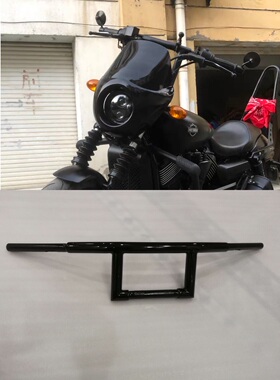 适用于哈雷street750 750rod 500改装车把 窗口把 手把 改装T把