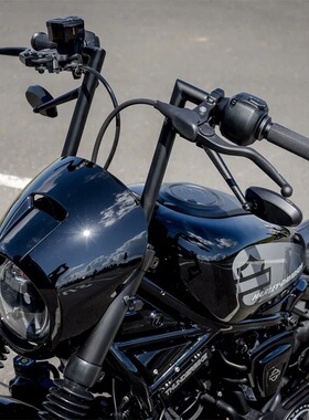 适用哈雷夜行者RH975 运动者RH1250S 改装 复古CNC反光镜 后视镜