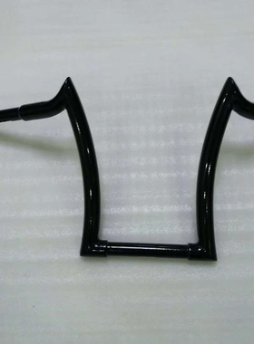 适用轻骑gv300s 改装加高羊角车把 加高把 加高龙头车把 加高手把