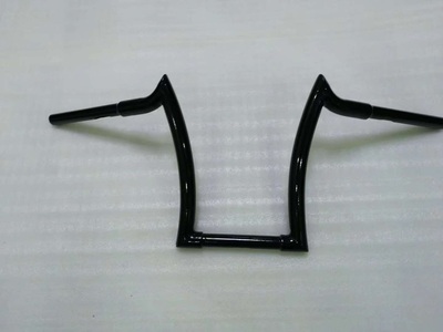 适用轻骑gv300s 改装加高羊角车把 加高把 加高龙头车把 加高手把