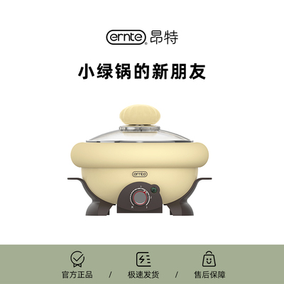 ERNTE昂特精灵锅多功能电火锅小绿锅一人食电煮锅