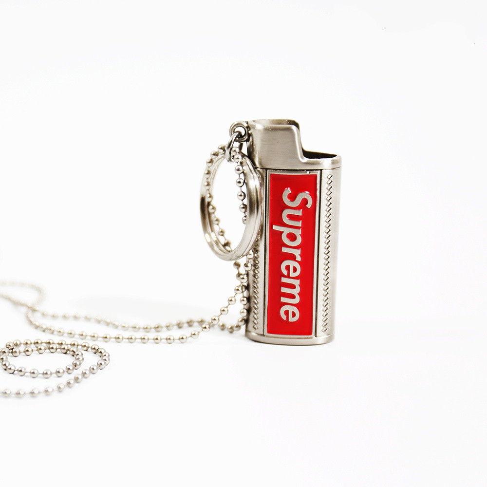 现货 Supreme 19SS Metal Lighter Holster 金属火机壳项链钥匙扣|ruв категории Украшения,ювелирные изделия, ожерелье - от Buy2taobao.com для оказания профессиональной услуги покупки агента Taobao