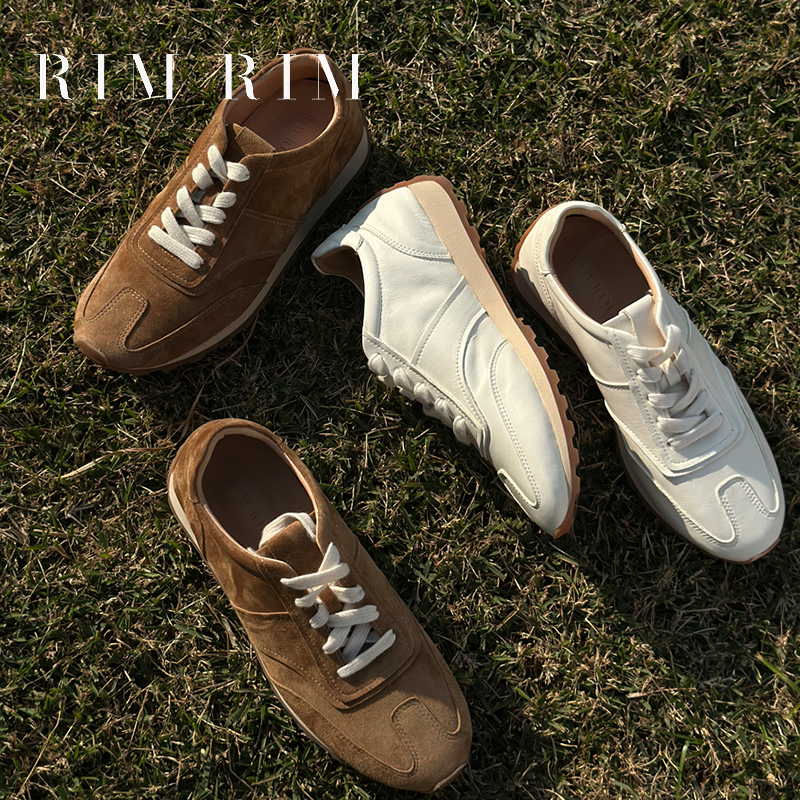 透气轻便运动鞋女百搭复古德训鞋