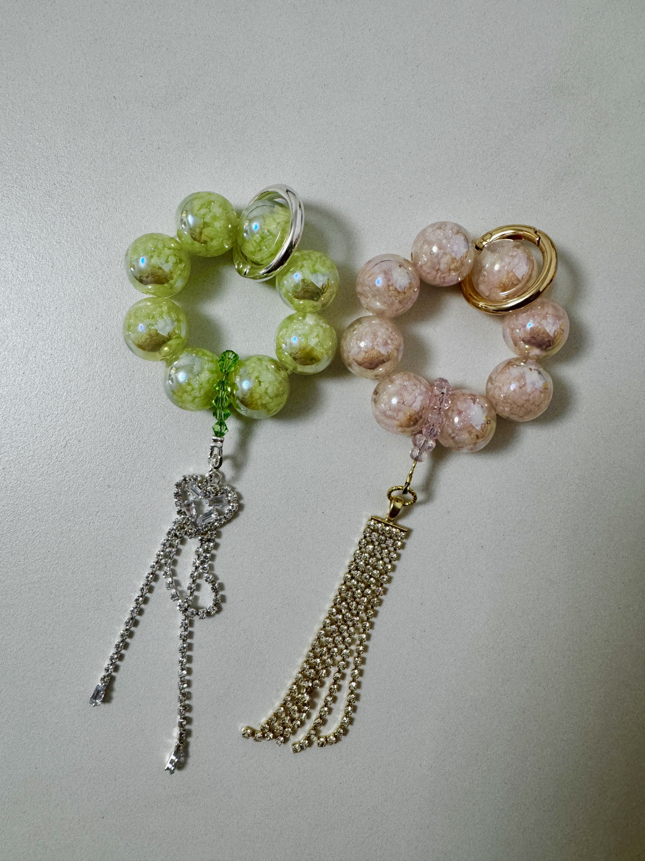 鼎奕琉璃锦手捻流苏手机挂件包挂件