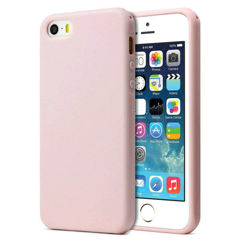加厚硅胶手机壳适用苹果SE手机8plus防摔全包iphone5S男6S磨砂软厚7P简约12/13/14ProMAX软胶套耐磨纯色大方