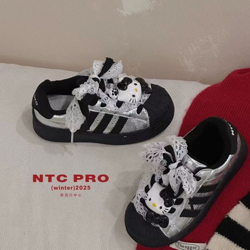 2025NTC儿童潮鞋冬款加绒保暖女孩低帮防滑学生运动鞋板鞋贝壳鞋
