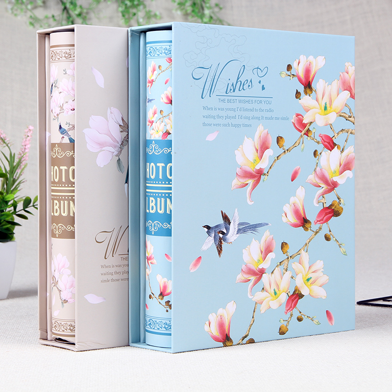 相册插页式4R6寸影集200张宝宝家庭相册居X家相簿插页式