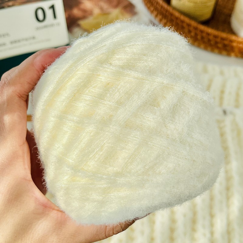 单团补线加线m云朵绵绵慕丝线织围巾情侣礼物