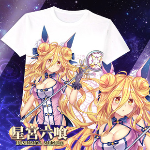 尚萌约会大作战星宫六喰动漫周边二次元宅T定制短袖宽松休闲T恤