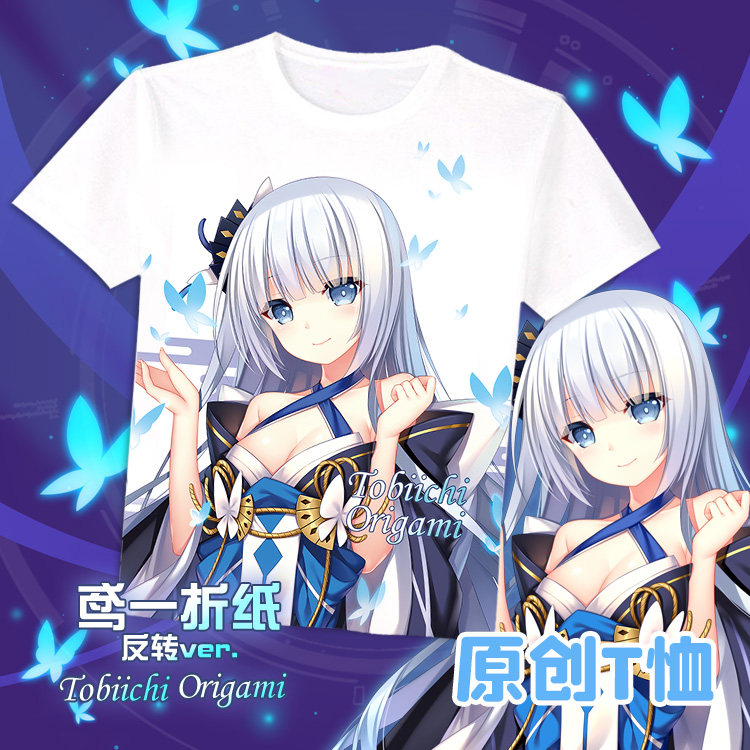 尚萌约会大作战鸢一折纸罹魂梦蝶动漫周边宅男二次元定制短袖T恤,模玩/动漫/周边/娃圈三坑/桌游,动漫T恤/鞋帽/服装,淘宝优惠券,粉丝福利购,淘宝优惠卷