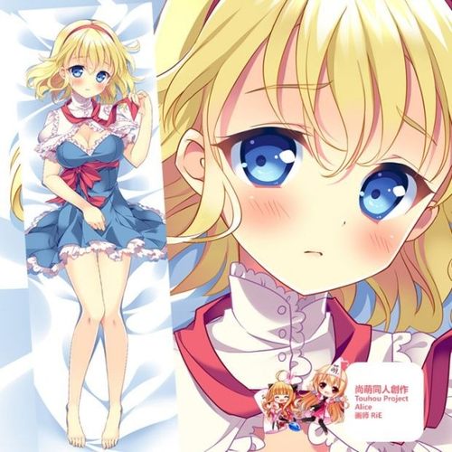 尚萌东方project 爱丽丝 Alice 动漫睡觉抱枕长方形靠垫OS08