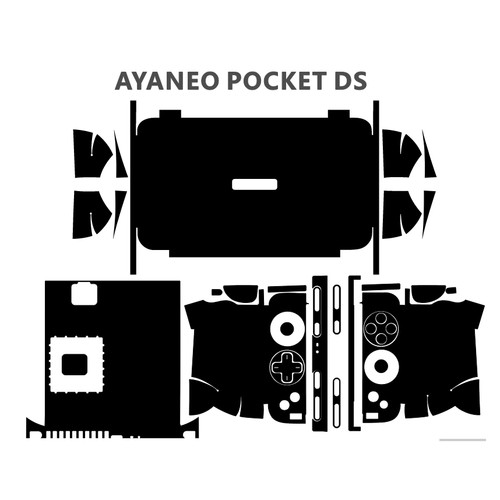 适用于2025 Ayaneo Pocket DS 专用 贴纸 免裁剪 保护贴膜
