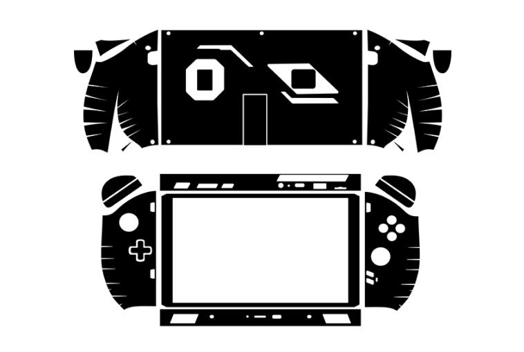 适用于Onexplayer 2 PRO 2023款AD面+侧边膜 保护贴纸 可订制图