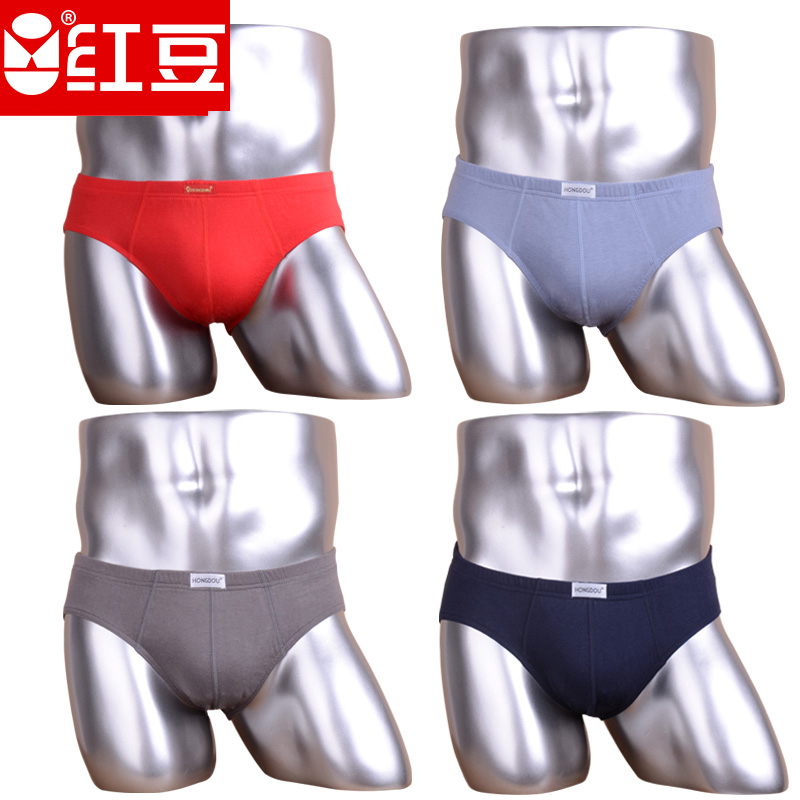 红豆内裤男士纯棉三角内裤男短裤三角裤加大加肥大红裤头,女士内衣/男士内衣/家居服,男三角内裤,淘宝优惠券,粉丝福利购,淘宝优惠卷