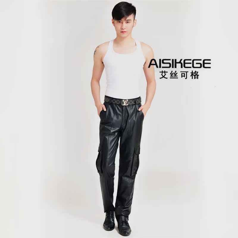 Pantalon cuir homme en vrac pour adolescent pour hiver - Ref 1491817 Image 3