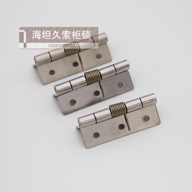 304不锈钢弹簧铰链自动柜子柜门衣柜五金家具配件合页cl253-6