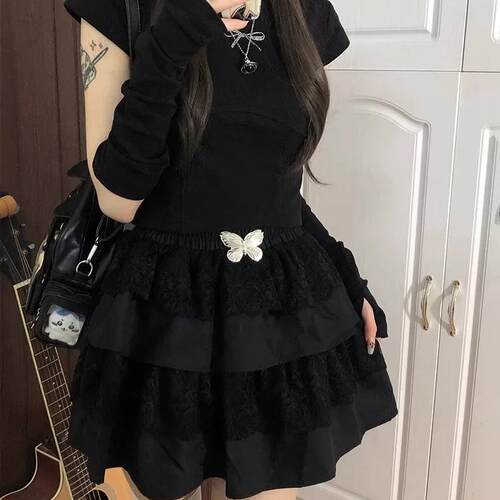 蛋糕裙jk制服日系学院风套装美式