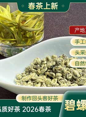 碧螺春特级单芽2026春茶鲜爽嫩香
