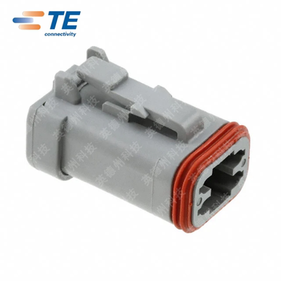TE DT06-4S-CE01泰科电子4POS矩形连接器 外壳 插头 元器件集成IC