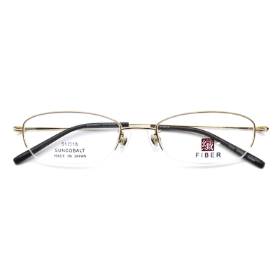 日本fiber纤原装男女商务眼镜框