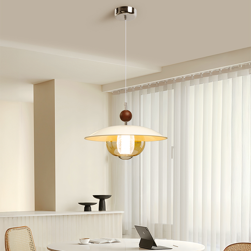 法式vintange奶油餐厅吊灯中古风