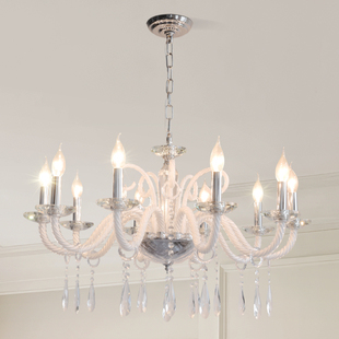法式轻奢水晶吊灯客厅欧式宫廷风高级感大厅主灯餐厅卧室蜡烛灯具