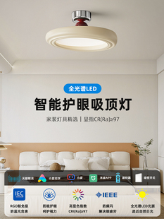 高档奶油风格 卧室儿童房书现代简约吸顶灯 中世纪法式