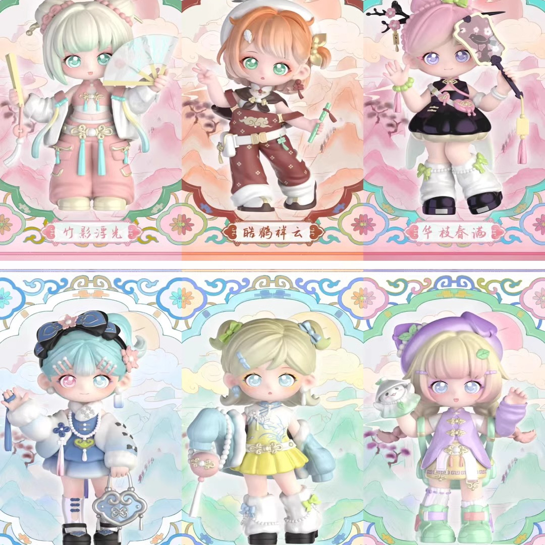 正版SIMONTOYS糖娜东方序曲系列国风盲盒可爱玩具手办礼物女摆件