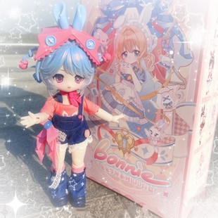 正版COME4FREE邦倪【兔兔梦匣】12分可动人偶换装BJD娃娃盲盒摆件
